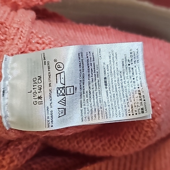GAP Kids large 10/12 pink sweater - Picture 3 of 4